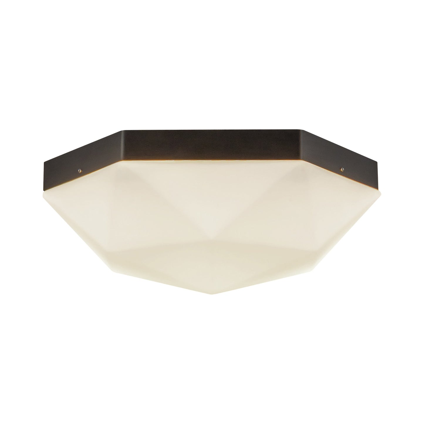 Krysta Flush Mount Ceiling Light in Matte Black.