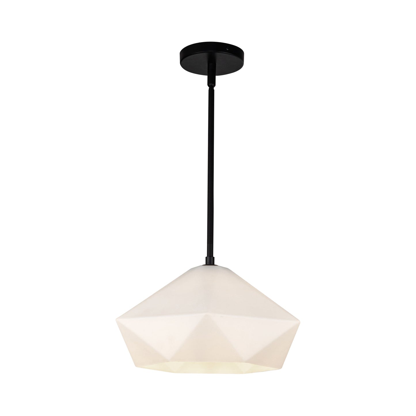 Krysta Pendant Light in Matte Black.