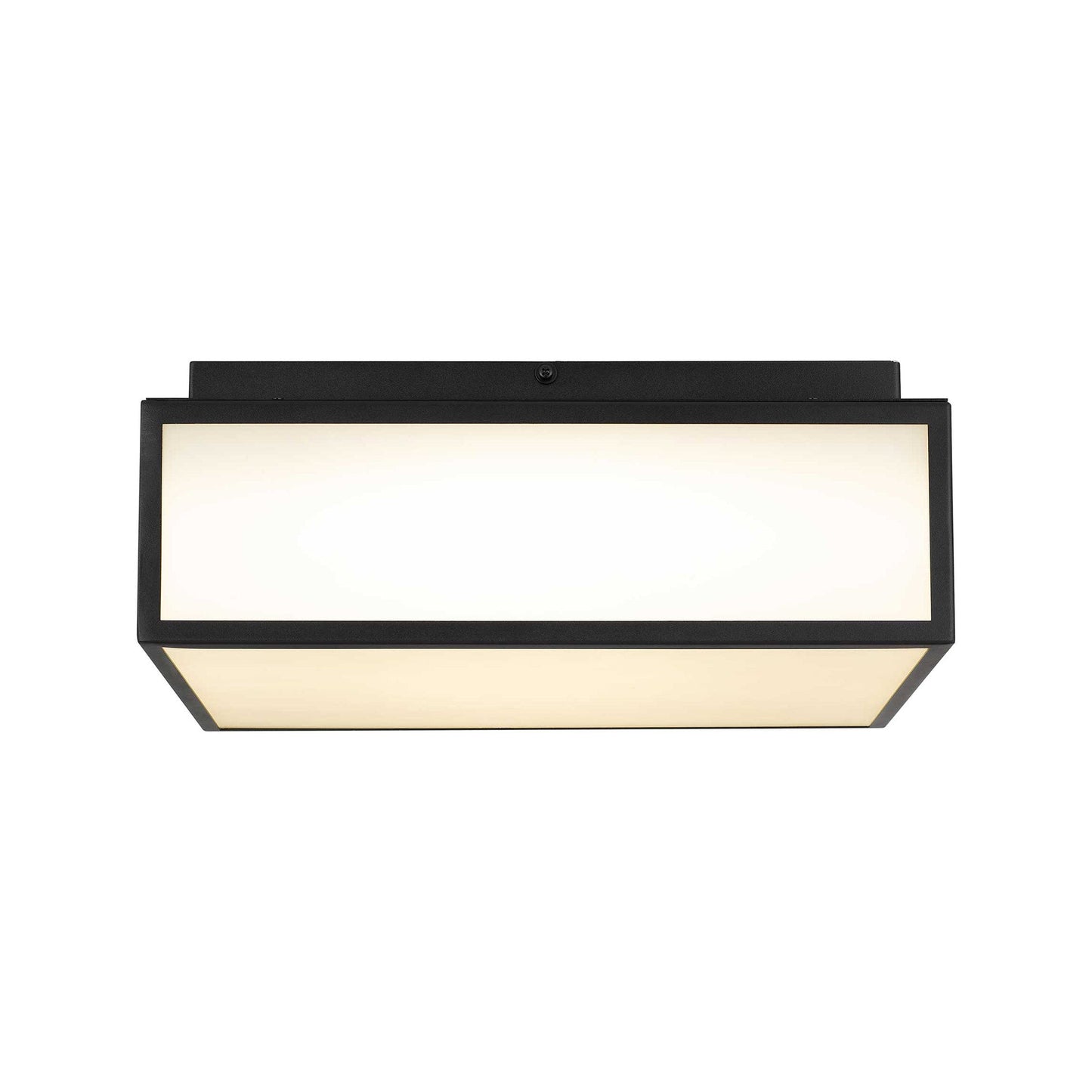 Panel Square Outdoor LED Flush Mount Ceiling Light (14-Inch).