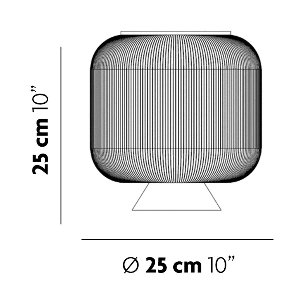 O'r Table Lamp - line drawing.