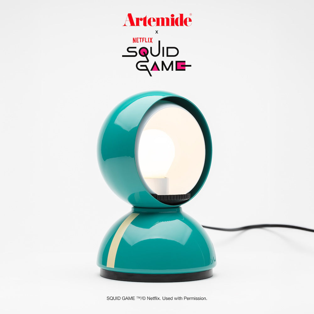 Eclisse Squid Game Table Lamp in Green.