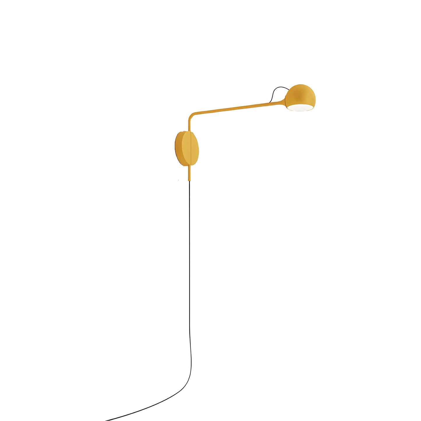Ixa LED Plug-In Wall Light in Yellow.