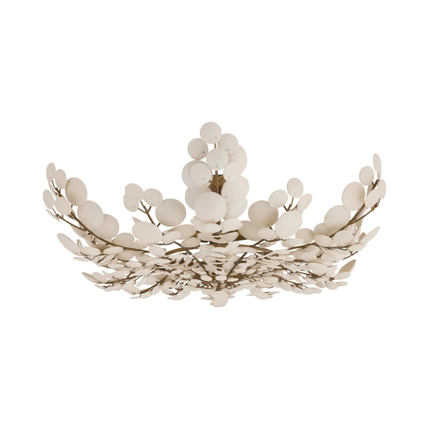 Bilal Flush Mount Ceiling Light in Ivory.