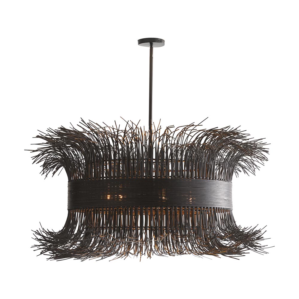 Filamento Chandelier in Black.