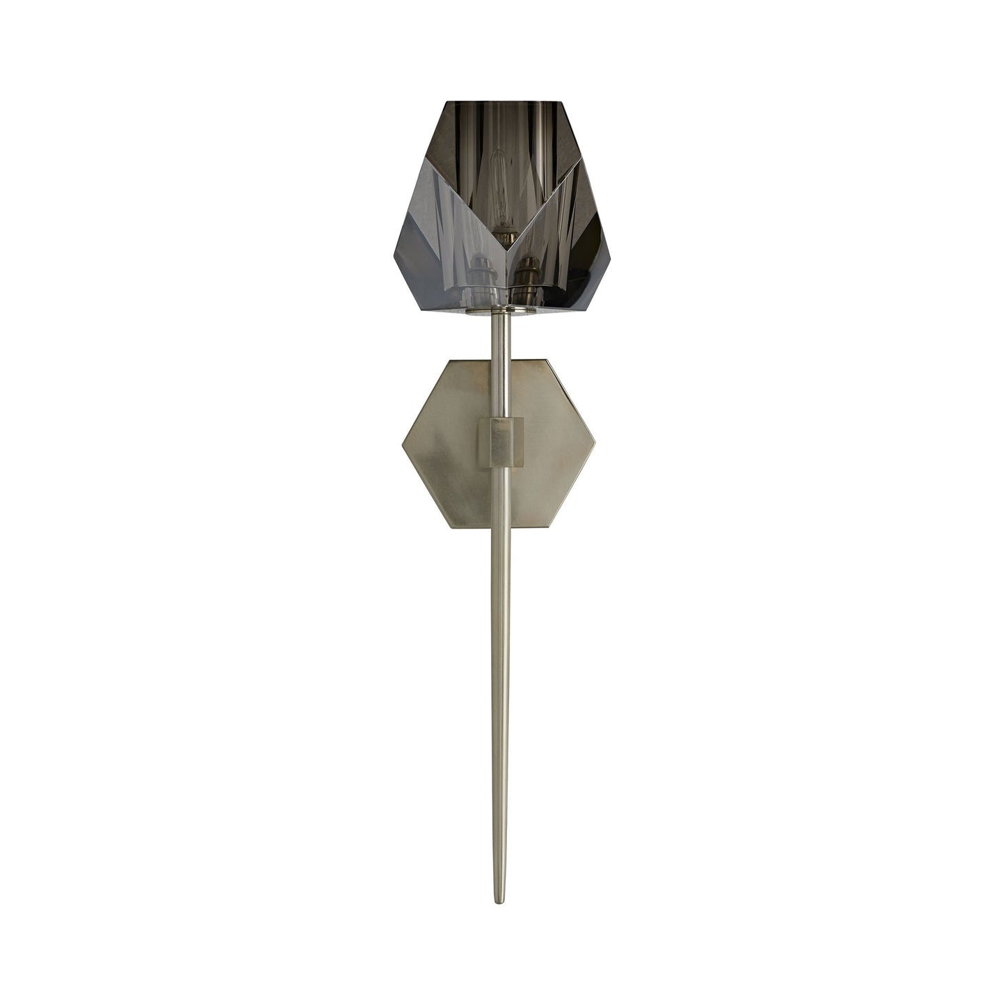 Gemma Wall Light in Pale Brass.