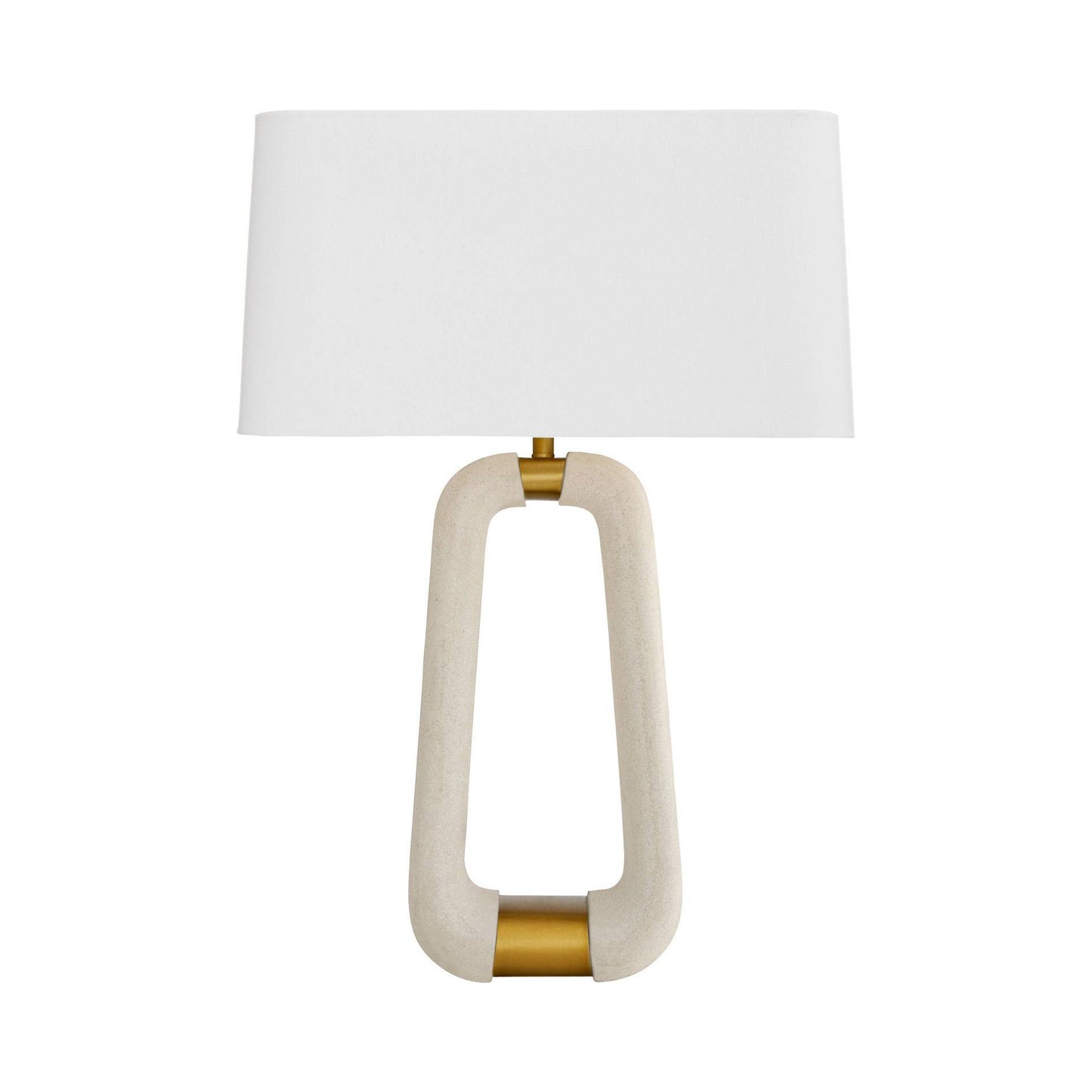 Gianni Table Lamp in Ivory.