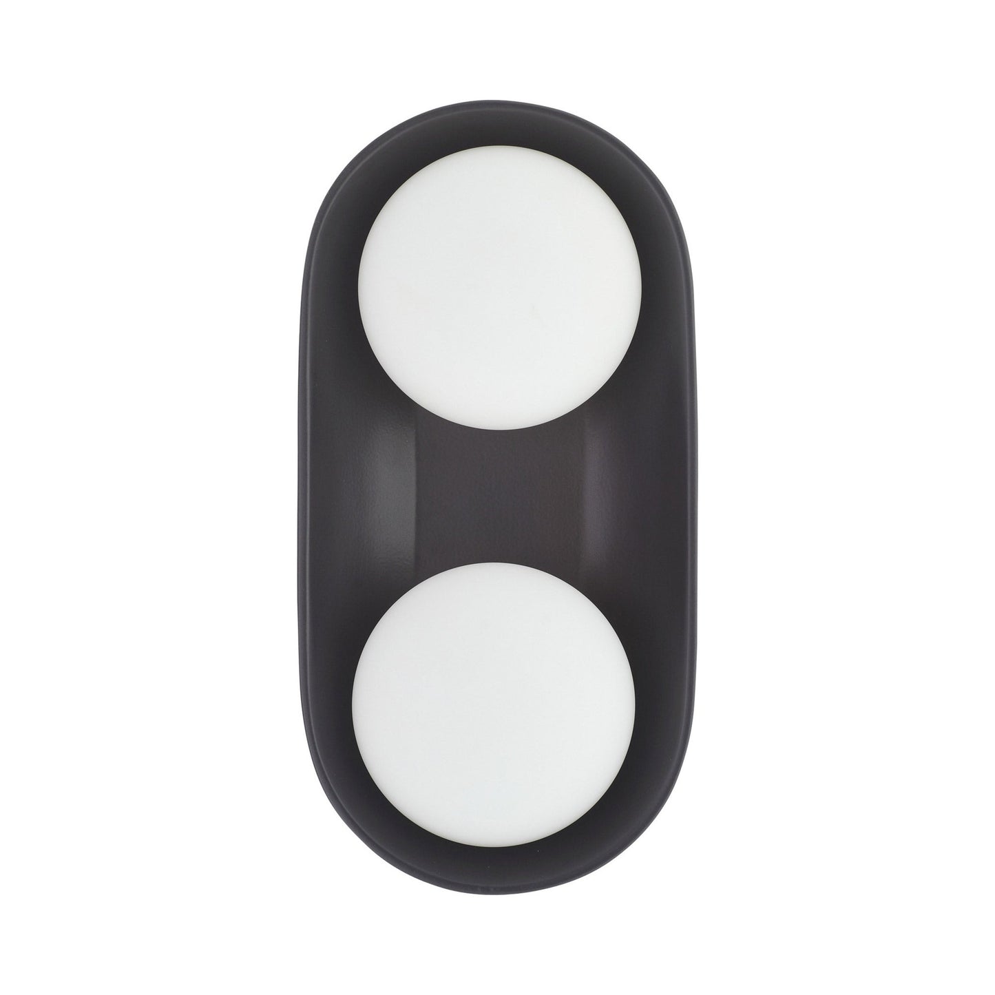 Glaze Wall Light in Matte Black (2-Light).