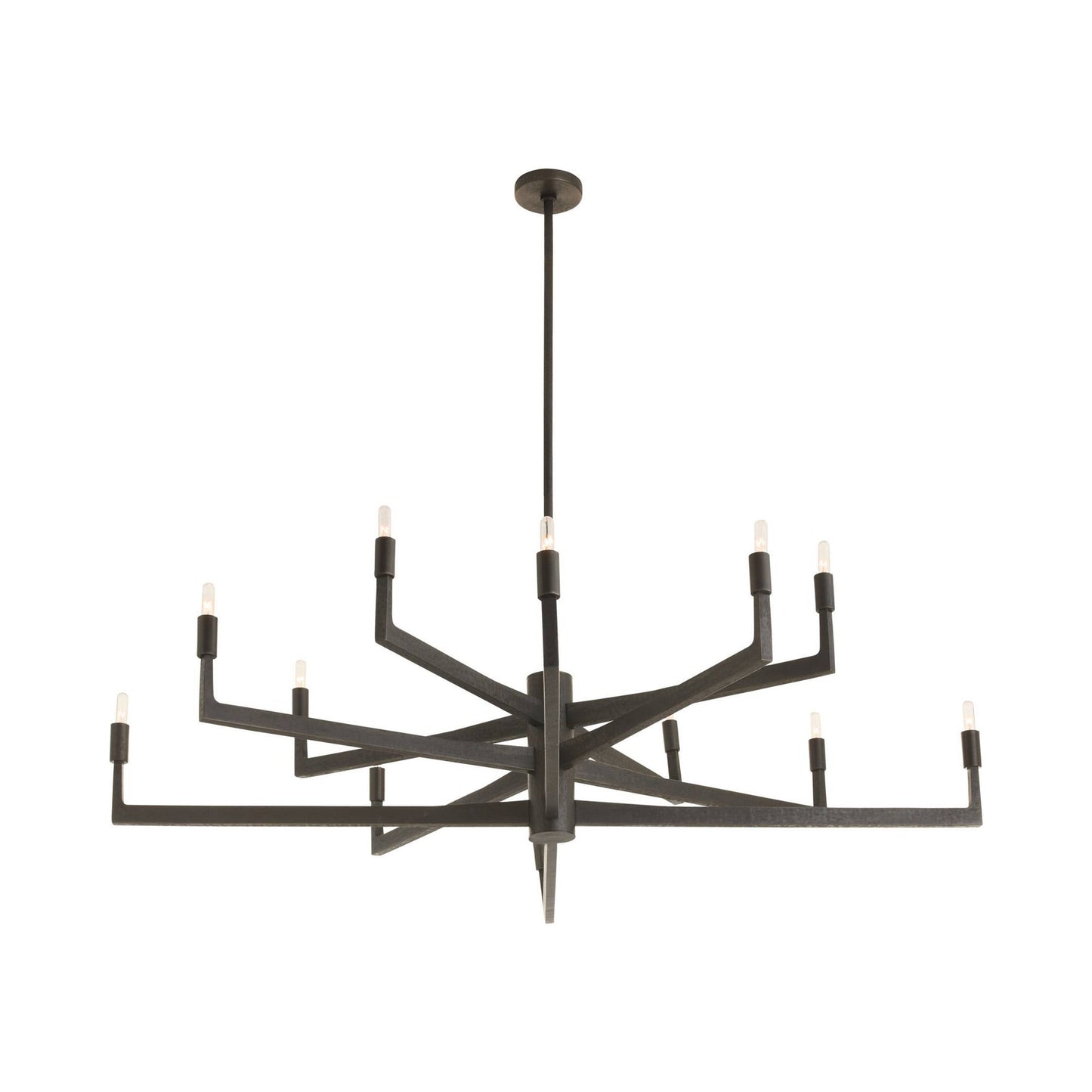 Griff Chandelier in English Bronze (12-Light).
