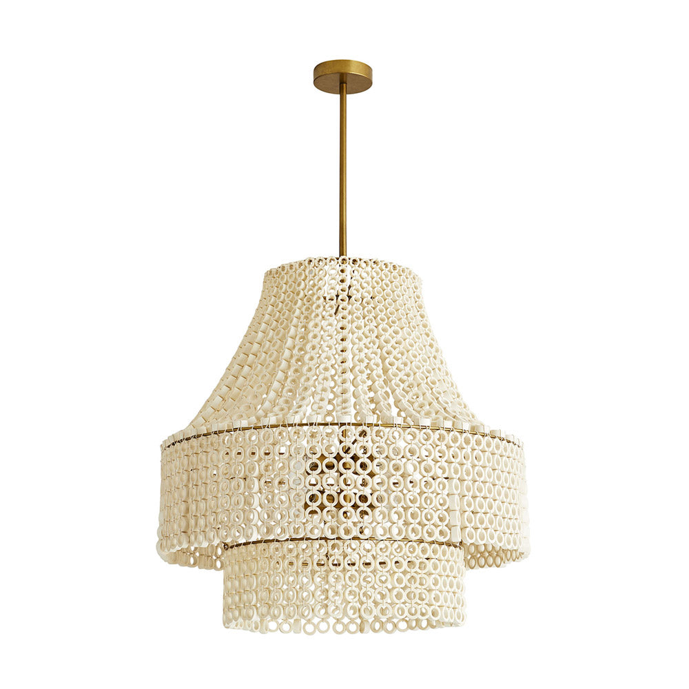 Hannie Chandelier in White.