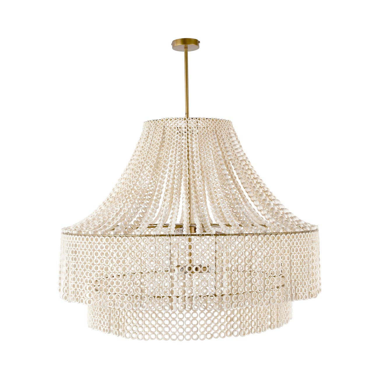 Hannie Chandelier in White (46-Inch).