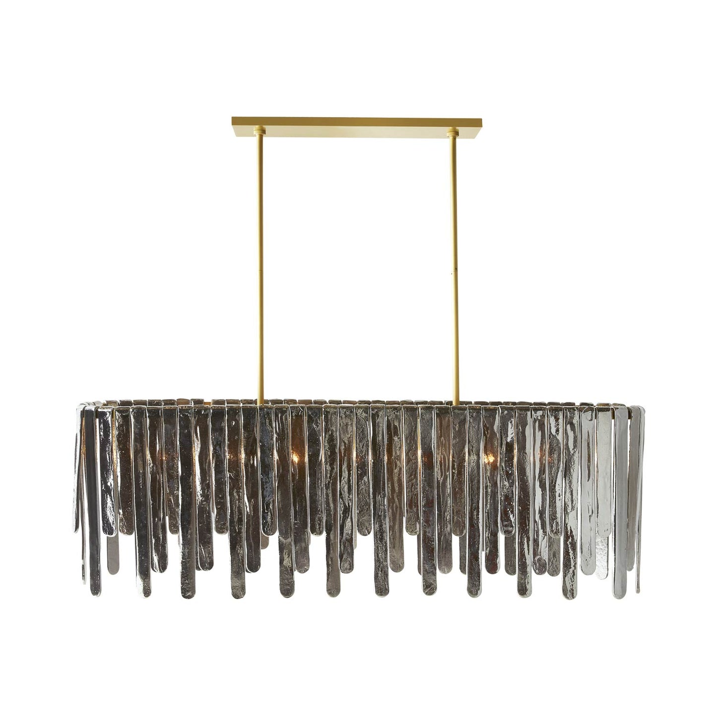 Leighton Chandelier in Smoke Luster.