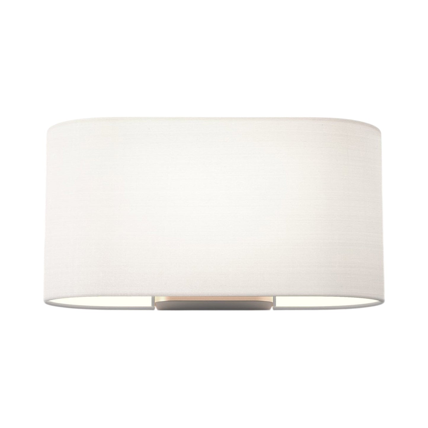 Venn Wall Light in Matt Nickel (White).