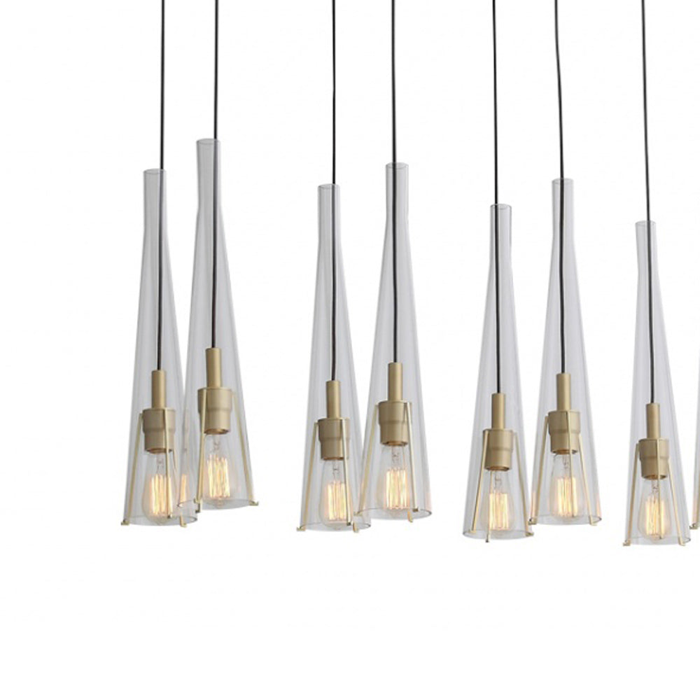 Abbey Park Linear Pendant Light in Detail.
