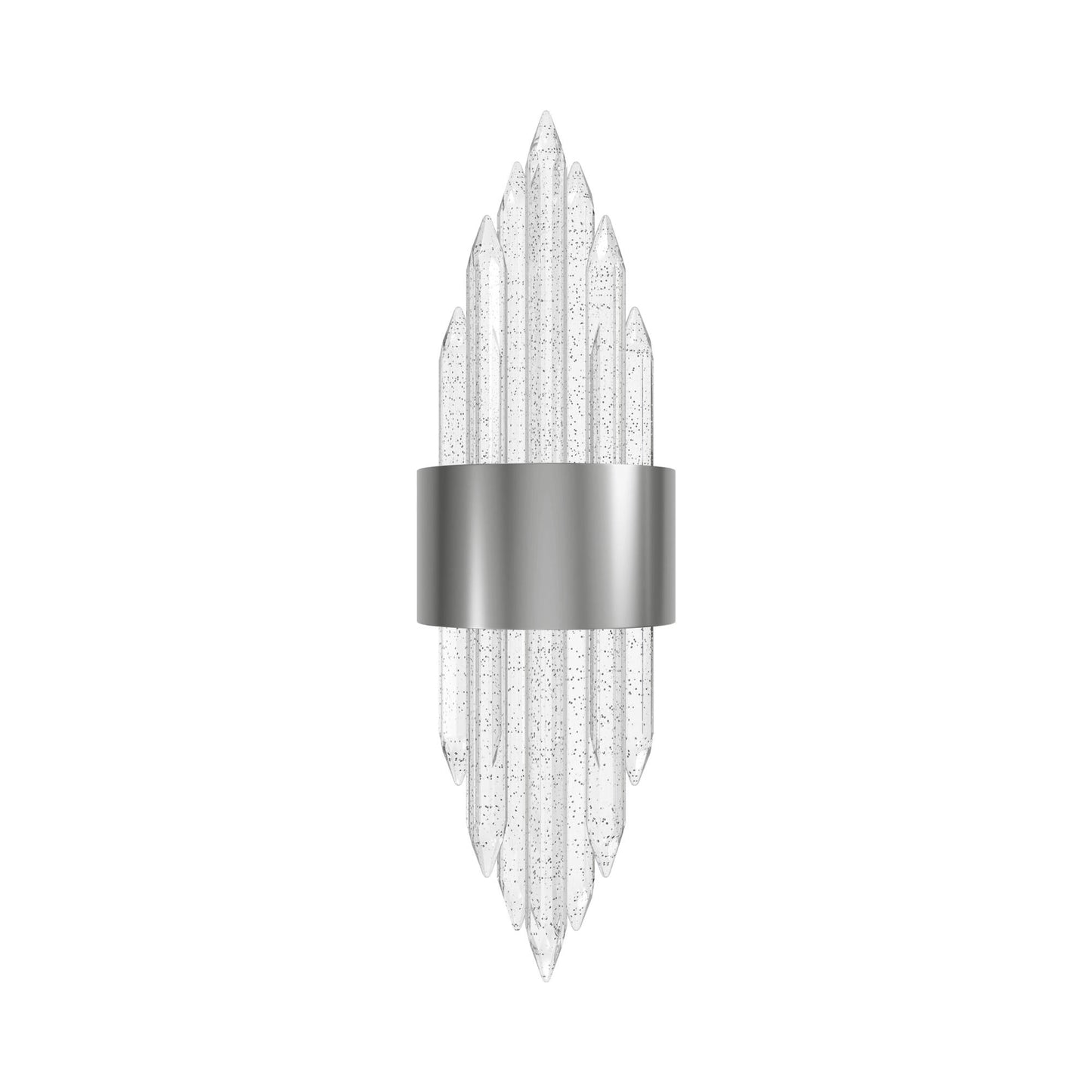 Aspen LED Wall Light in Polished Nickel.