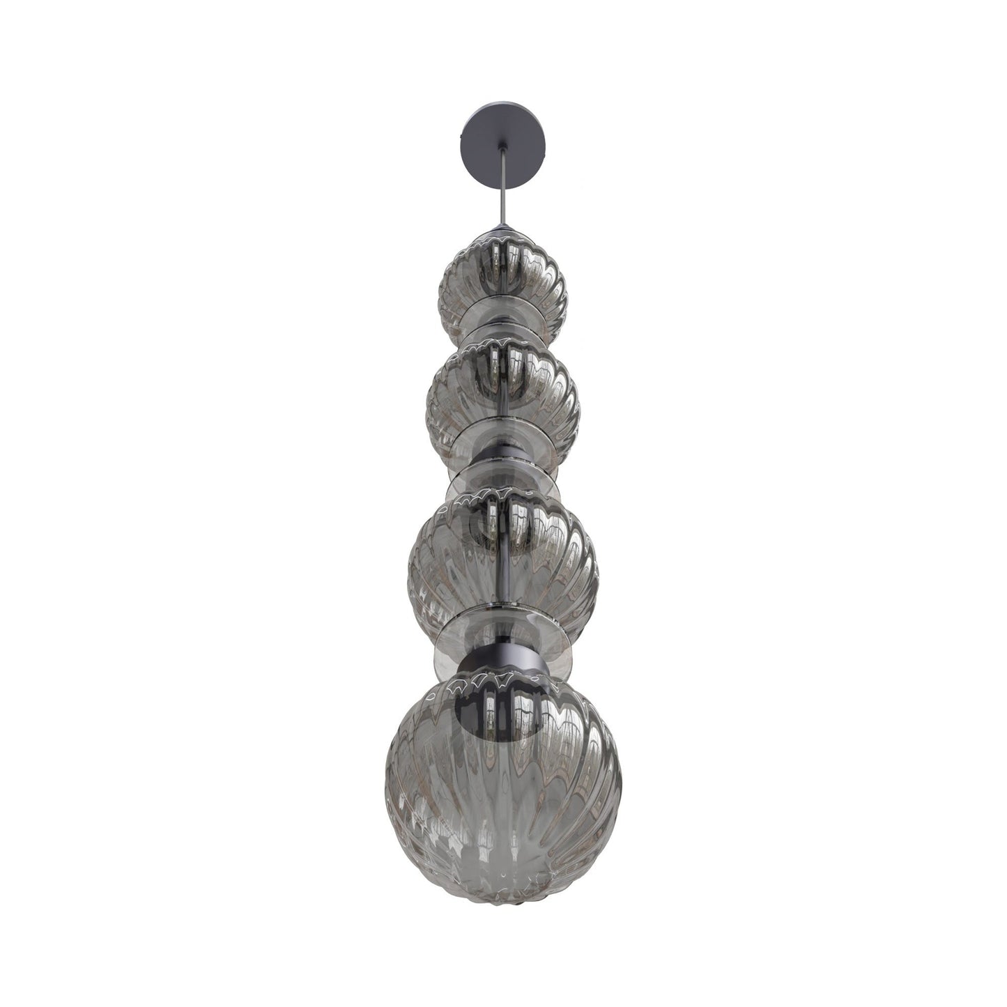 Avra LED Pendant Light in Black (36-Inch).