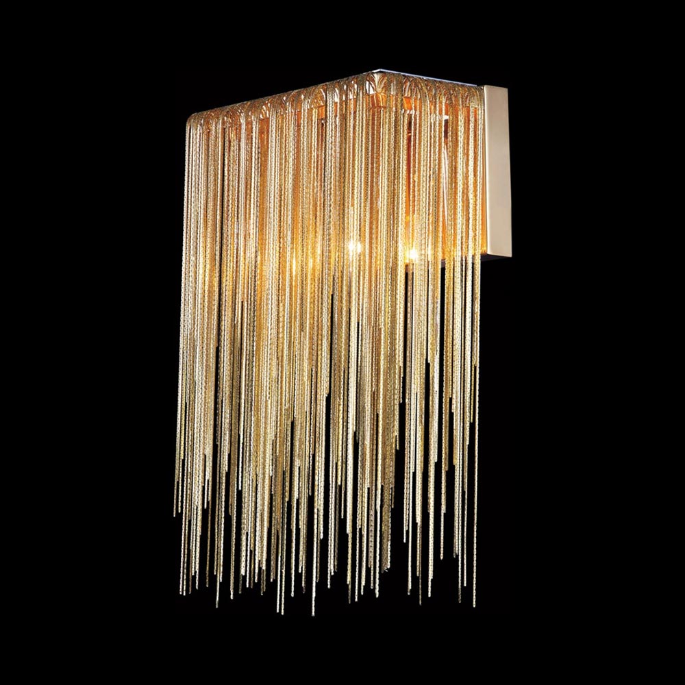 Fountain Avenue Wall Light in Gold.