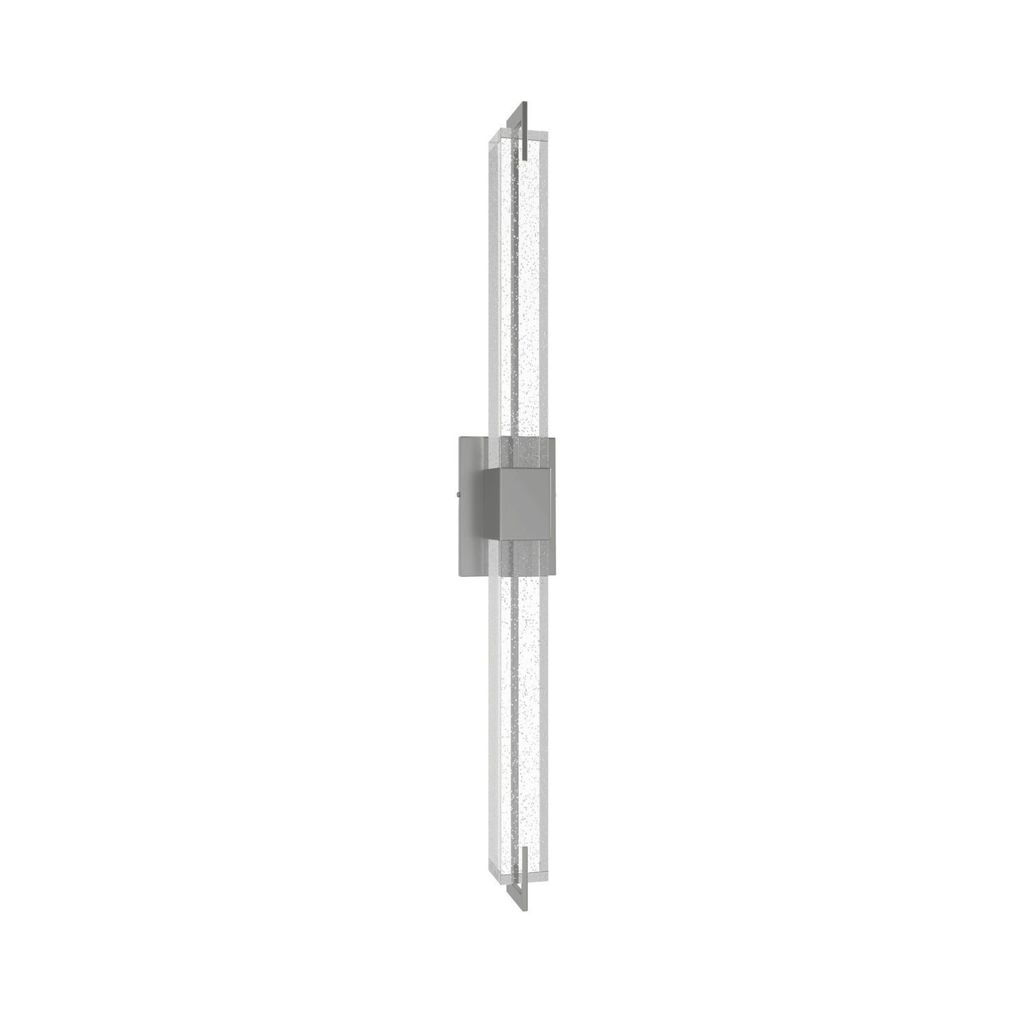 Glacier Rectangular LED Wall Light in Polished Nickel (39-Inch).