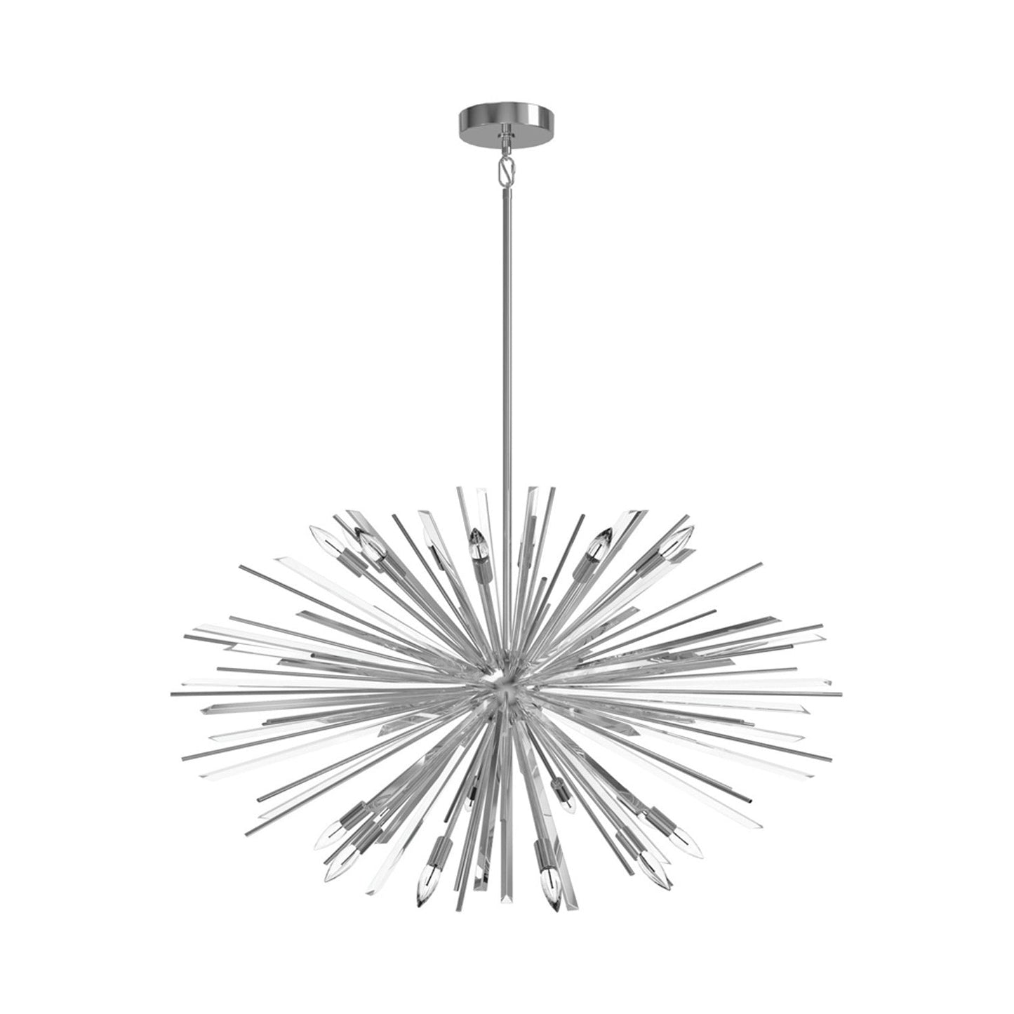 Palisades Avenue Pendant Light in Chrome (18-Light).