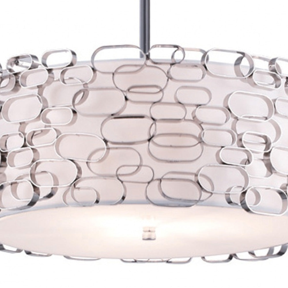 Ventura Blvd. Round Chandelier in Detail.