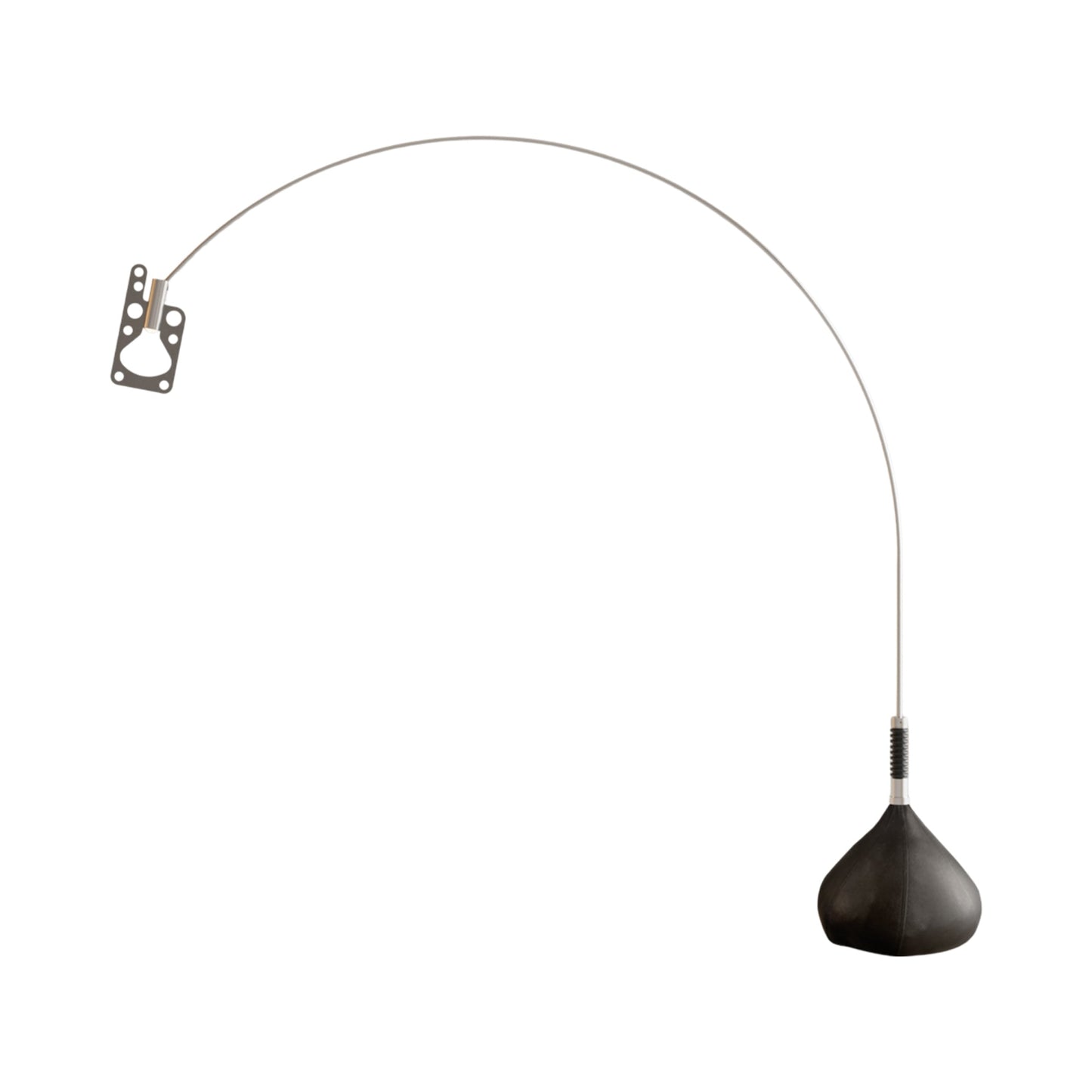Bul-Bo LED Floor Lamp in Polished Aluminum (102.38-Inch).