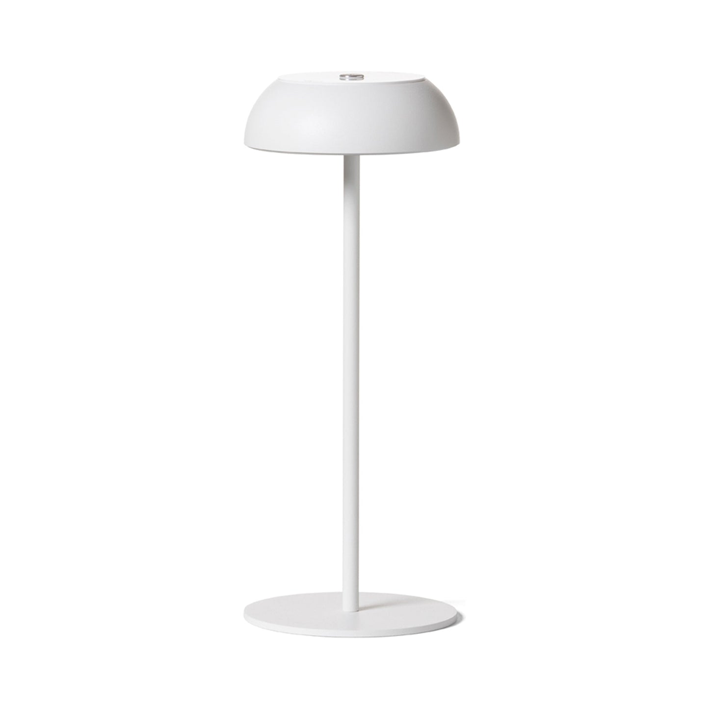 Float LED Table Lamp in White/White.