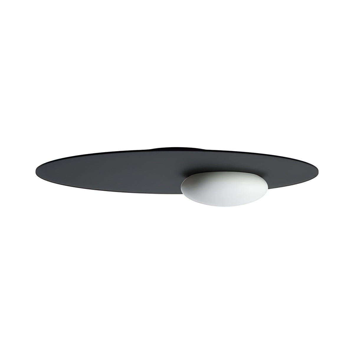 Kwic LED Ceiling / Wall Light in Intense Black (Large).