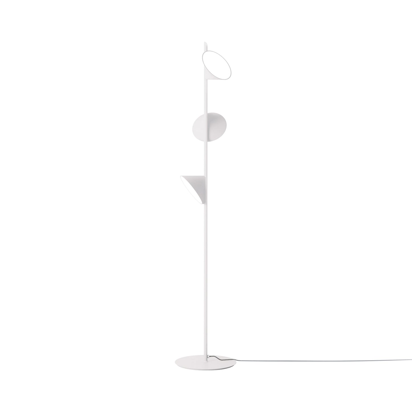 Orchid LED Floor Lamp in White.