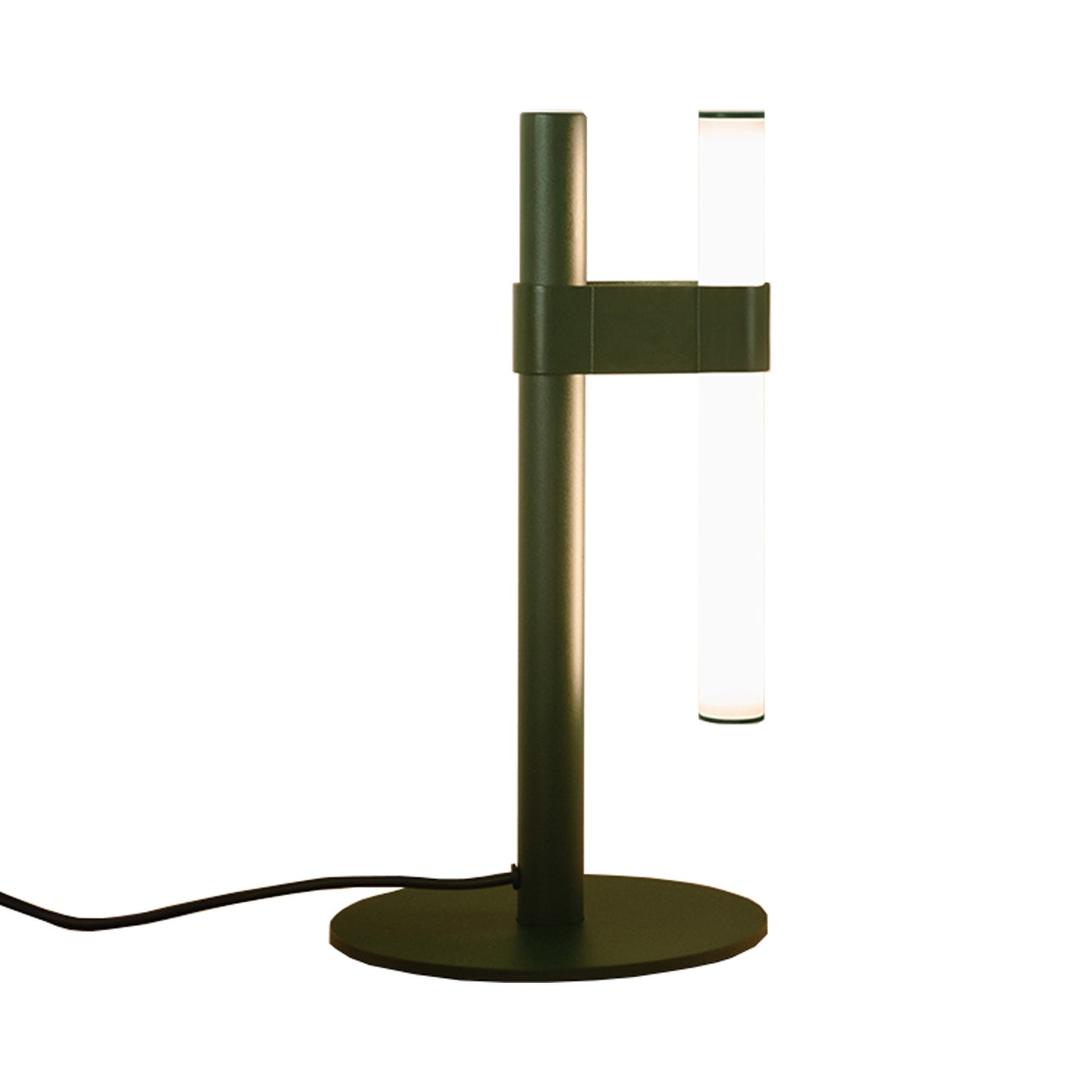 Paralela LED Table Lamp in Pine Green.