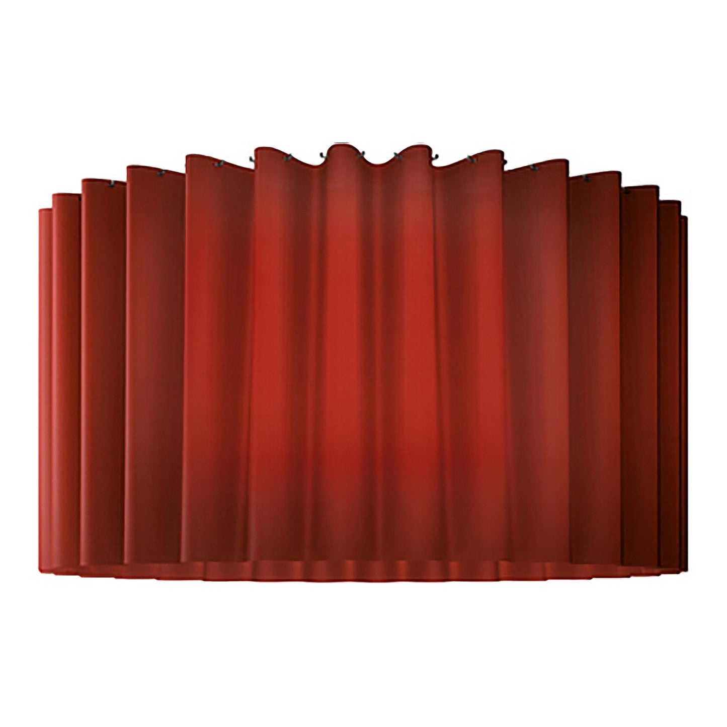 Skirt Flush Mount Ceiling Light in Red (Large).