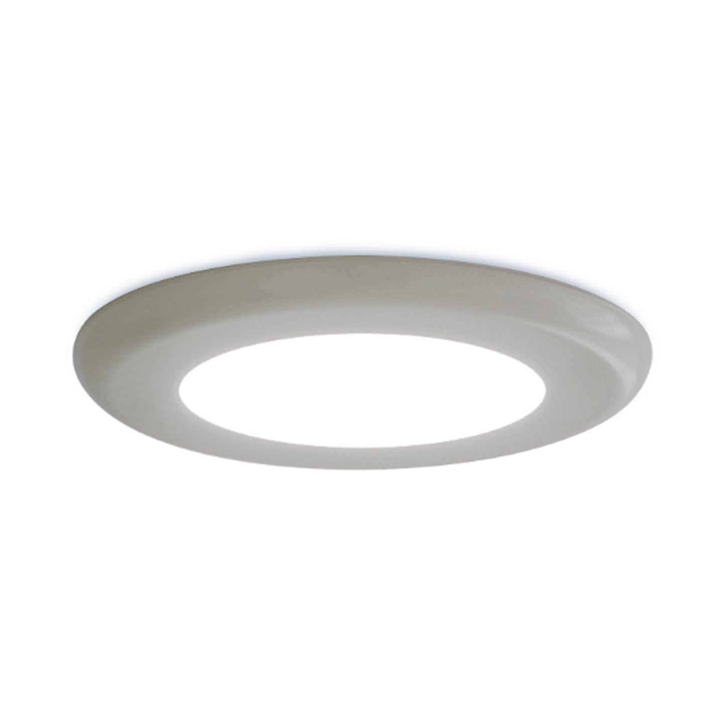 Sunday LED Flush Mount Ceiling Light in Greige.