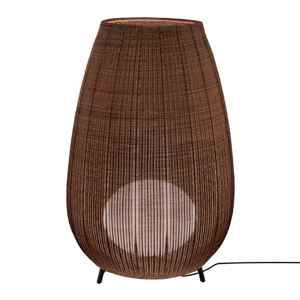 Amphora Indoor / Outdoor Floor Lamp in Brown (Large).