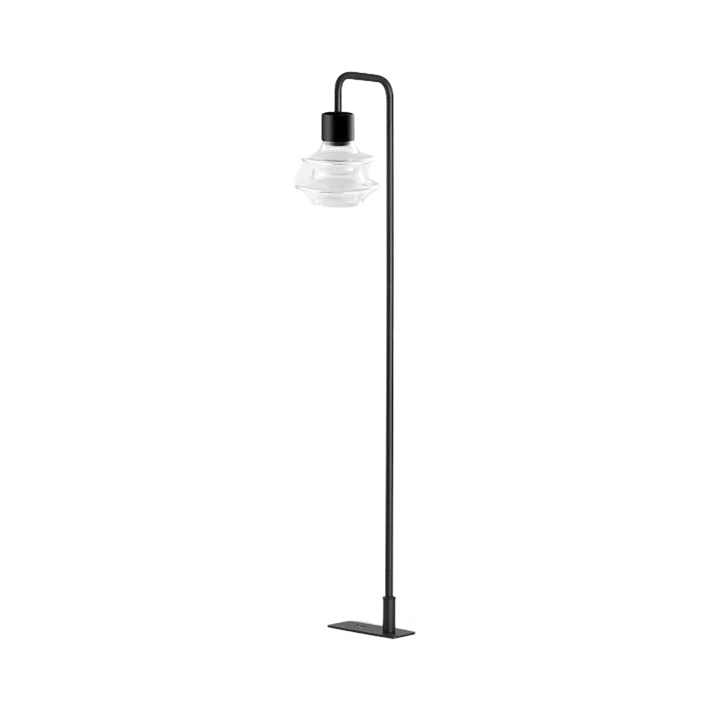 Drop LED Dock Table Lamp in Transparent Glass.