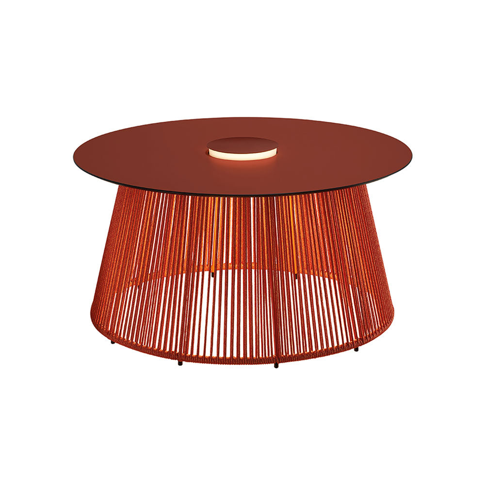 Nit Outdoor LED Table Lamp in Terracotta (Large).