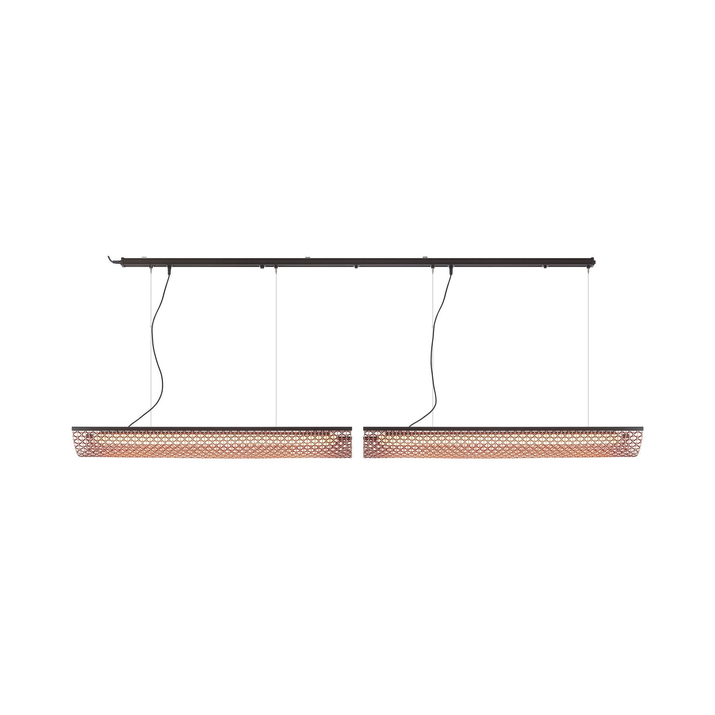 Outrack Nans Balis Outdoor LED Pendant Light in Red.