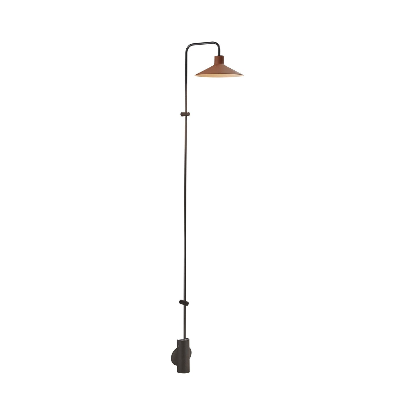 Platet Wall Light in Terracotta (Large).
