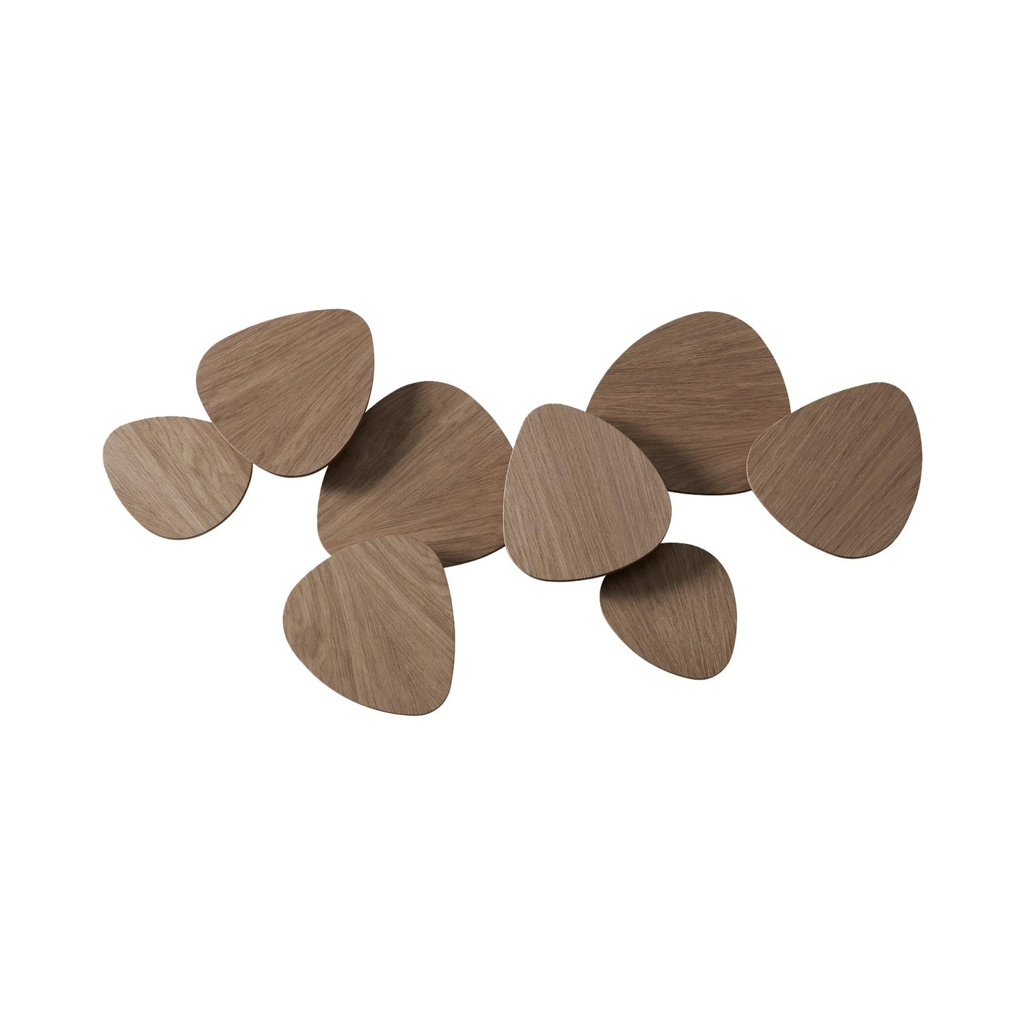 Tria Multi LED Wall Light in Natural Oak (8-Light).