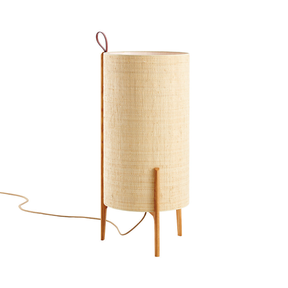 Greta Floor Lamp in Natural Oak/Saguran.