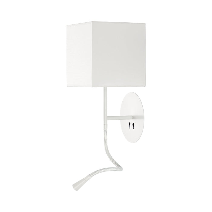 Hotel-Python LED Wall Light in White (Small).