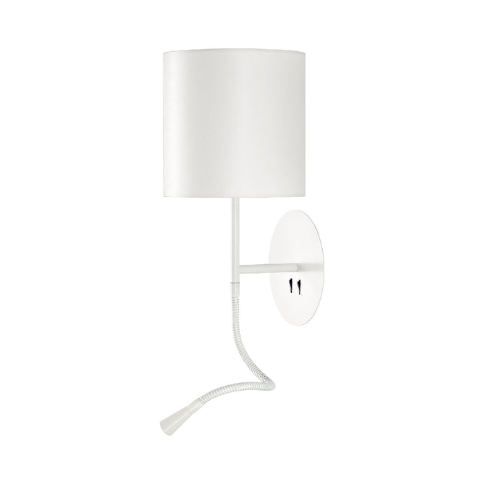 Hotel-Python LED Wall Light in White (Large).