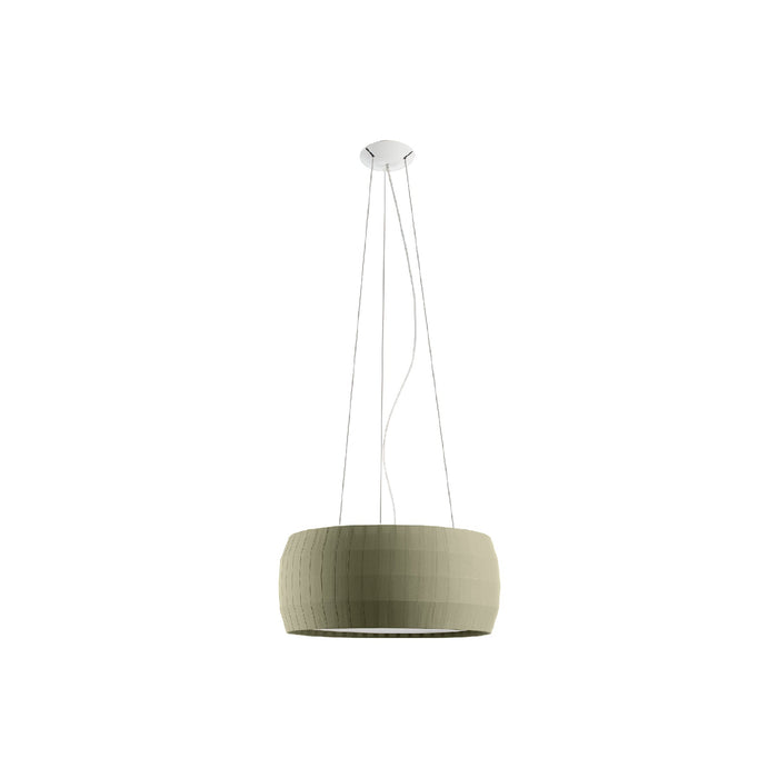 Isamu Pendant Light in Olive Green (Small).