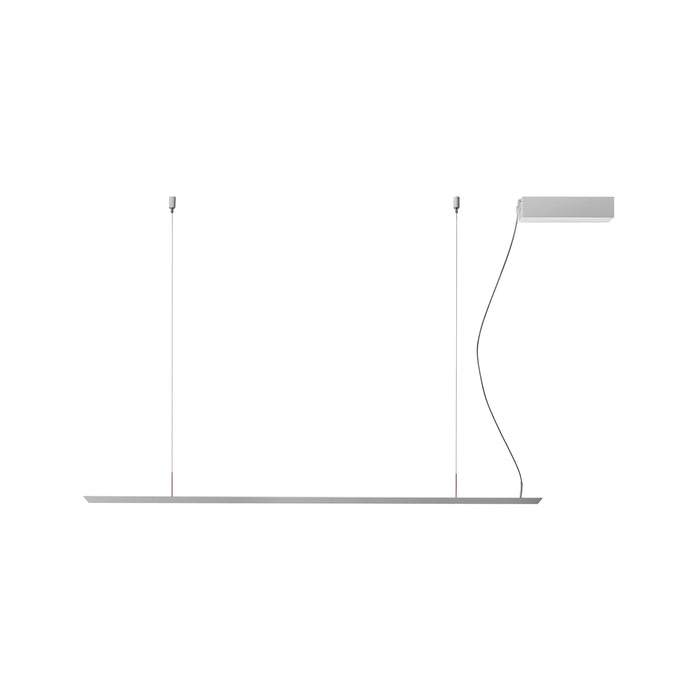 Lineal LED Pendant Light in White (Small).