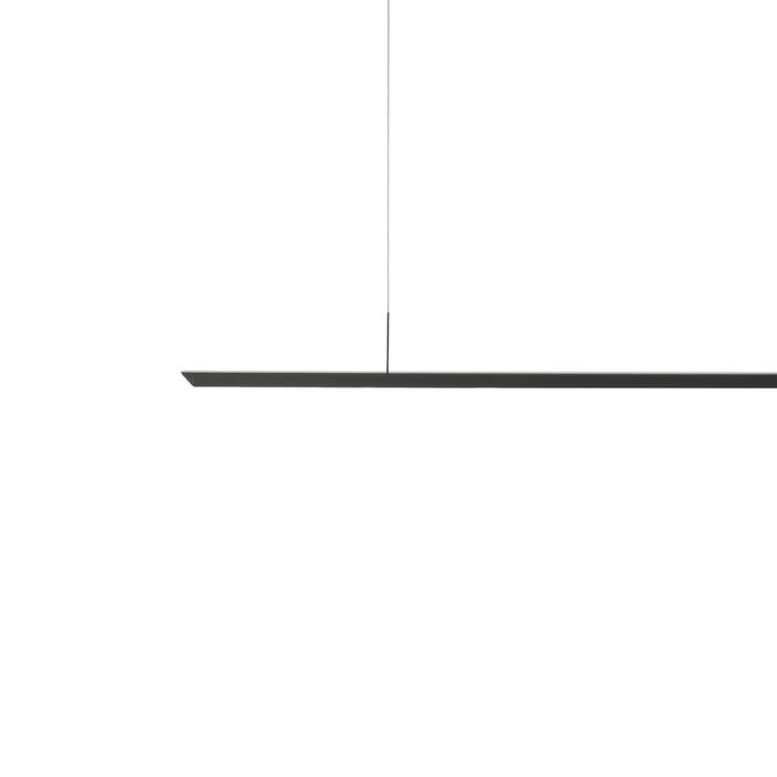 Lineal LED Pendant Light in dining room.