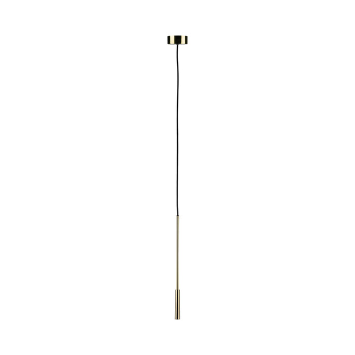 Pippet LED Pendant Light in Gold (With Canopy).
