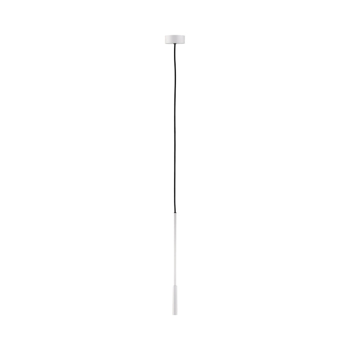 Pippet LED Pendant Light in White (With Canopy).