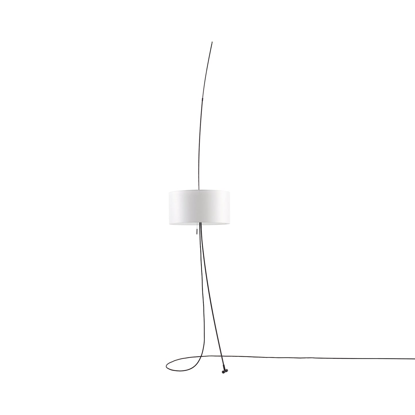 Totora Floor Lamp in White.