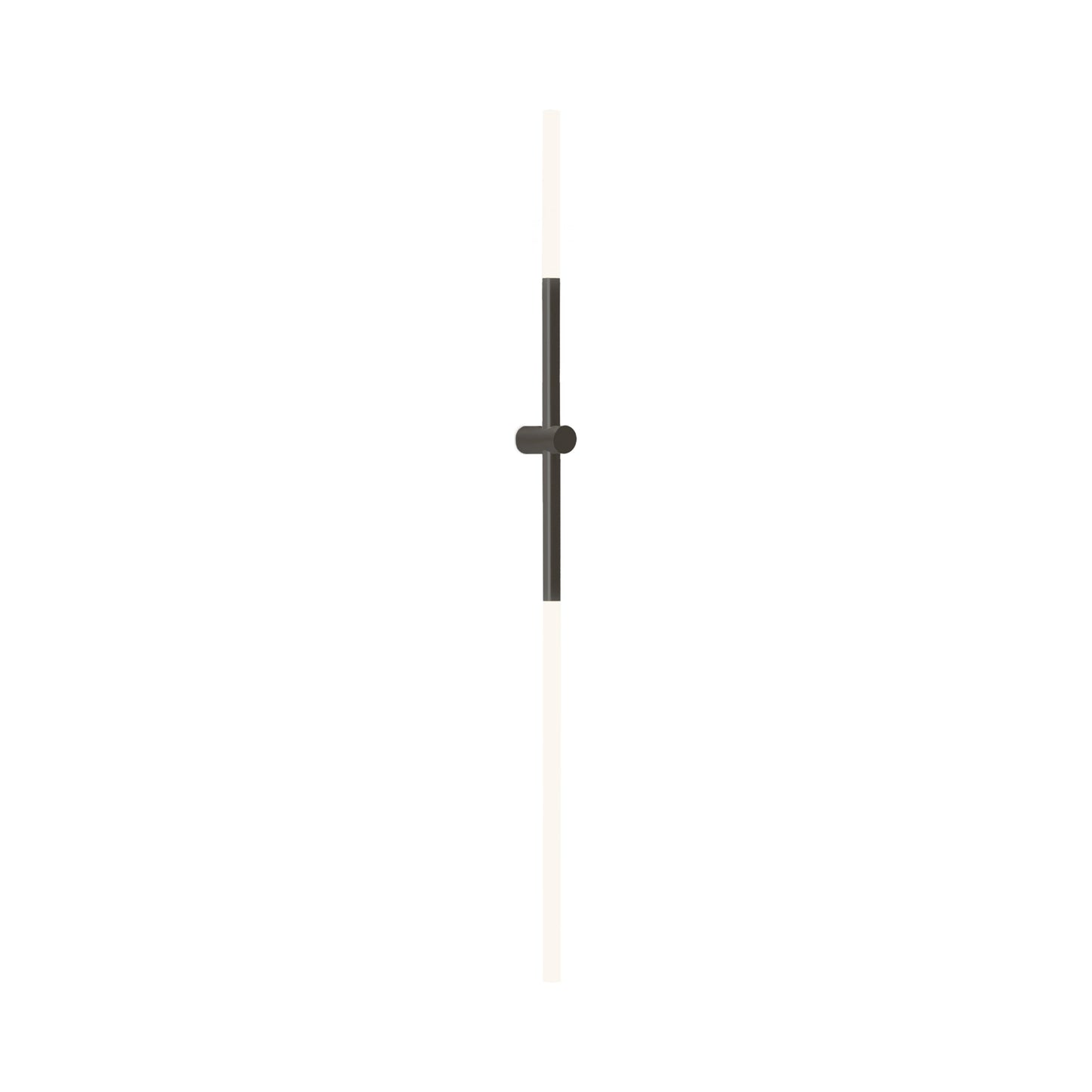 Bianca LED Linear Wall Light in Matt Black (Without Backplate).