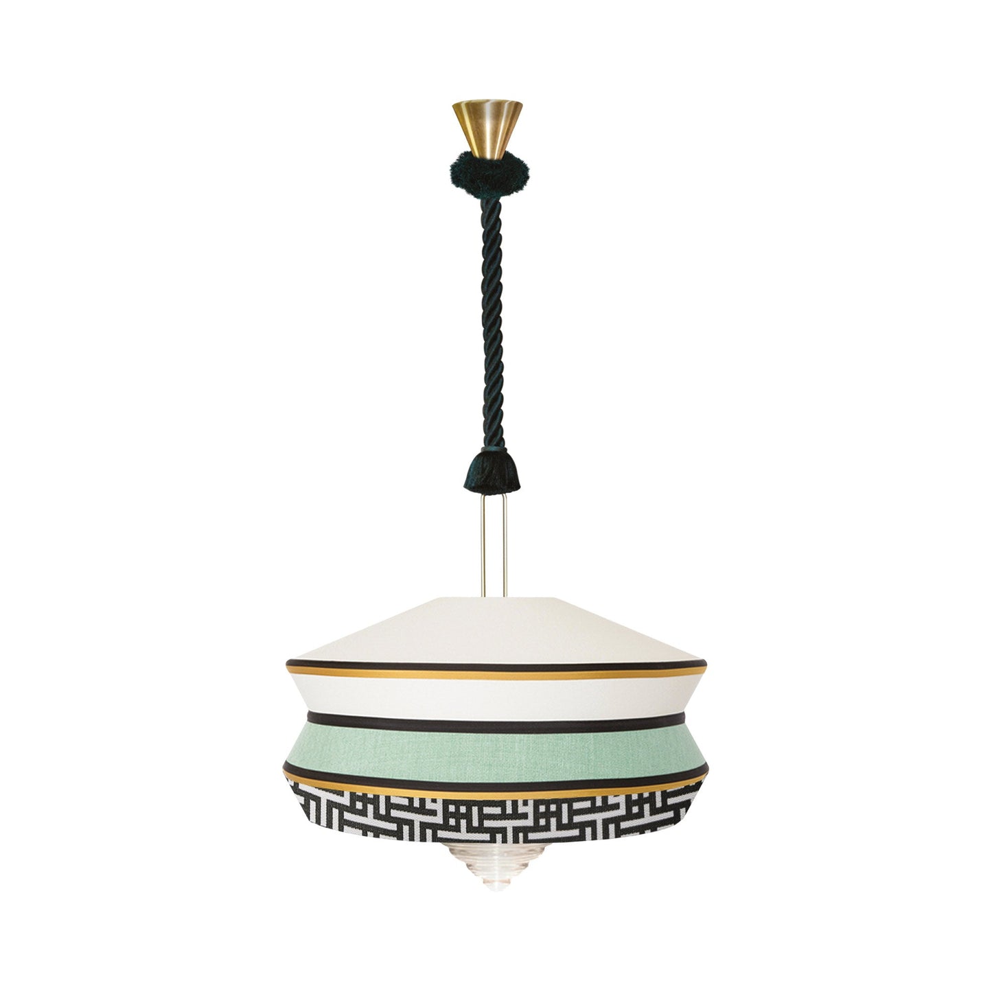Calypso Antigua Pendant Light in Antigua Mint (X-Large).