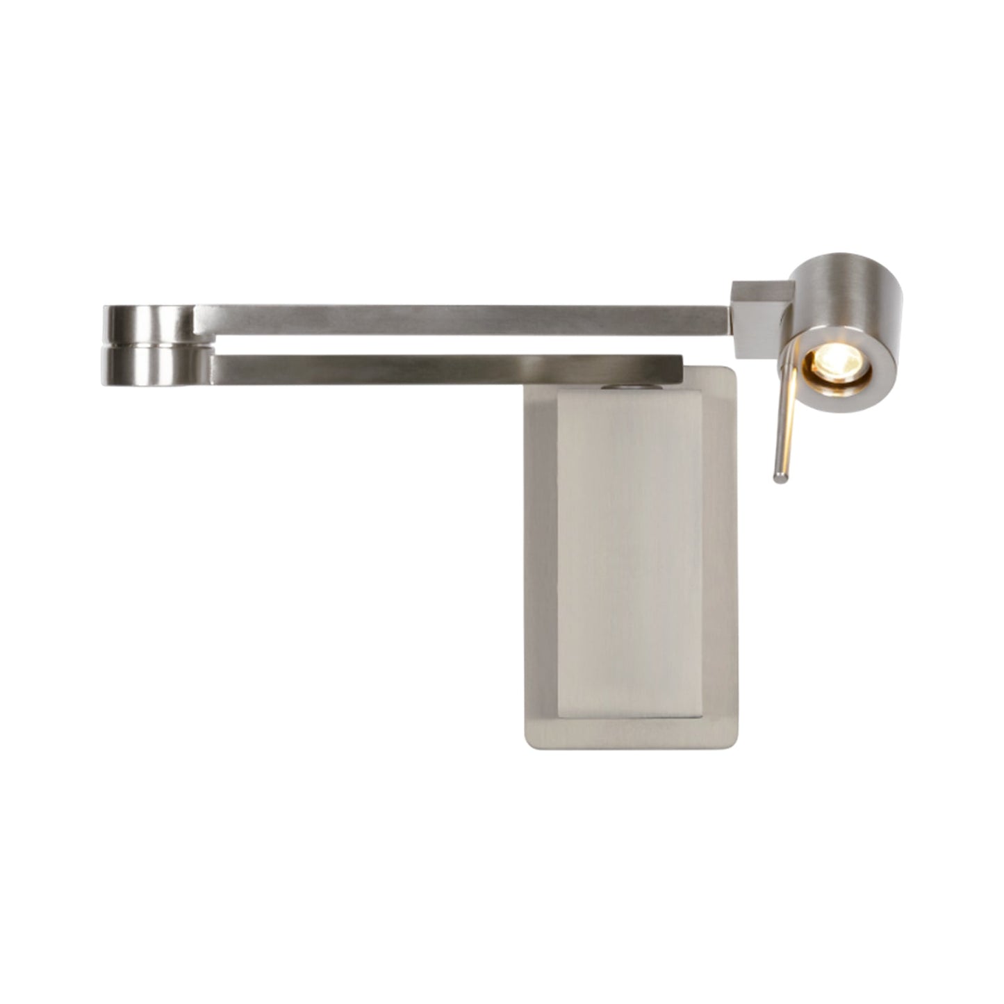 Manhattan LED Wall Light in Satin Nickel (Without Switch).