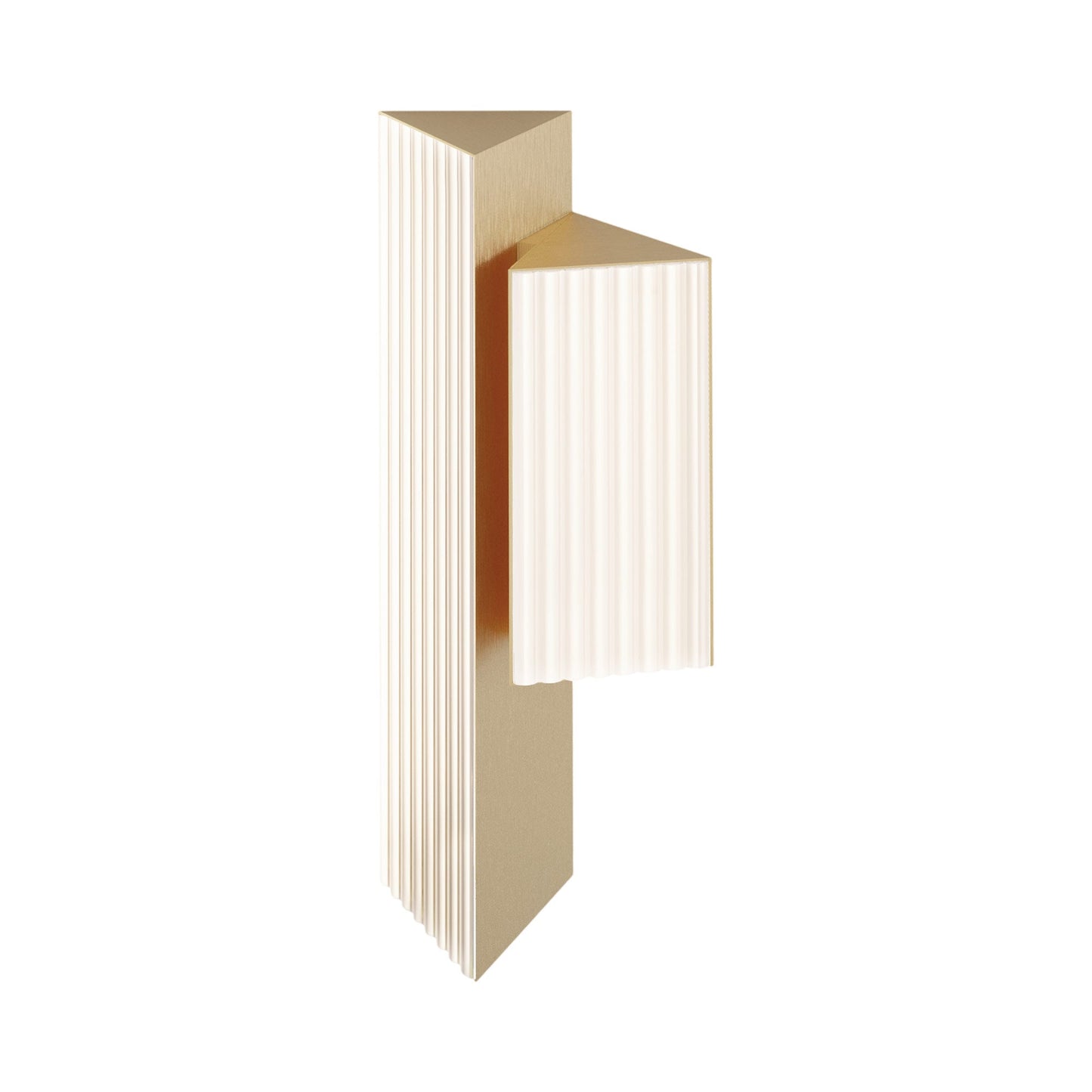 Stick LED Double Wall Light in Champagne (Right).