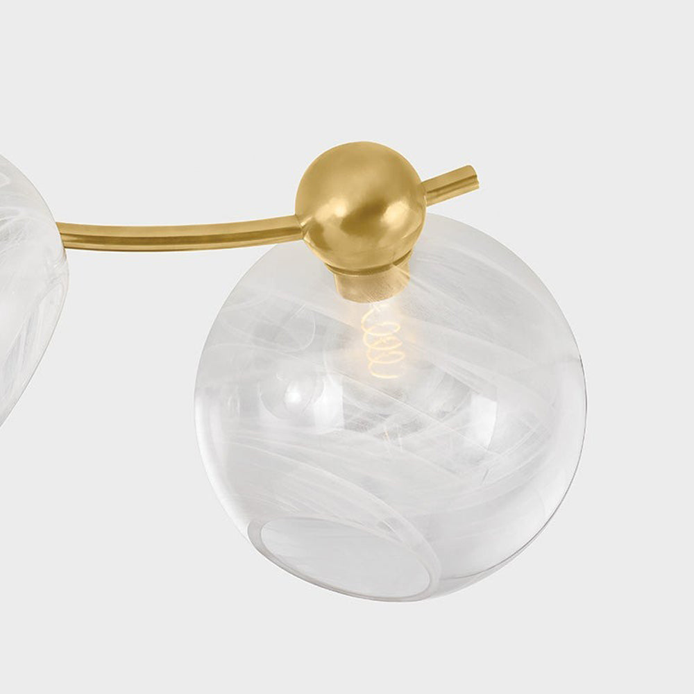 Astraia Semi Flush Mount Ceiling Light in Detail.